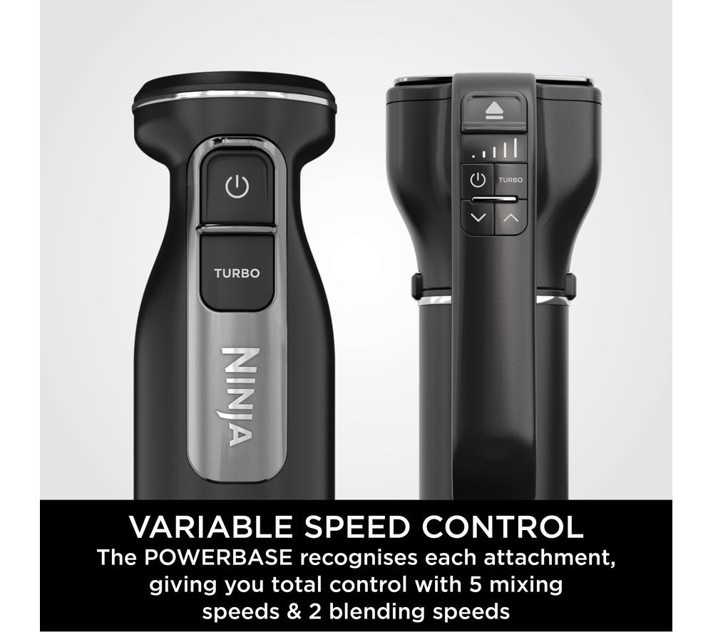 NINJA Foodi 3-in-1 CI100UK Hand Blender, Mixer & Chopper - Black image number 6 of 14