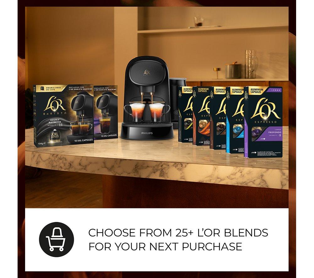 L'OR Latte by Philips LM8014/60 Coffee Machine - Black image number 10 of 12