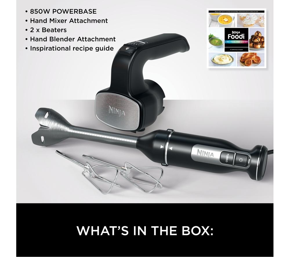 NINJA Foodi 2-in-1 CI090UK Hand Blender & Mixer - Black image number 10 of 11