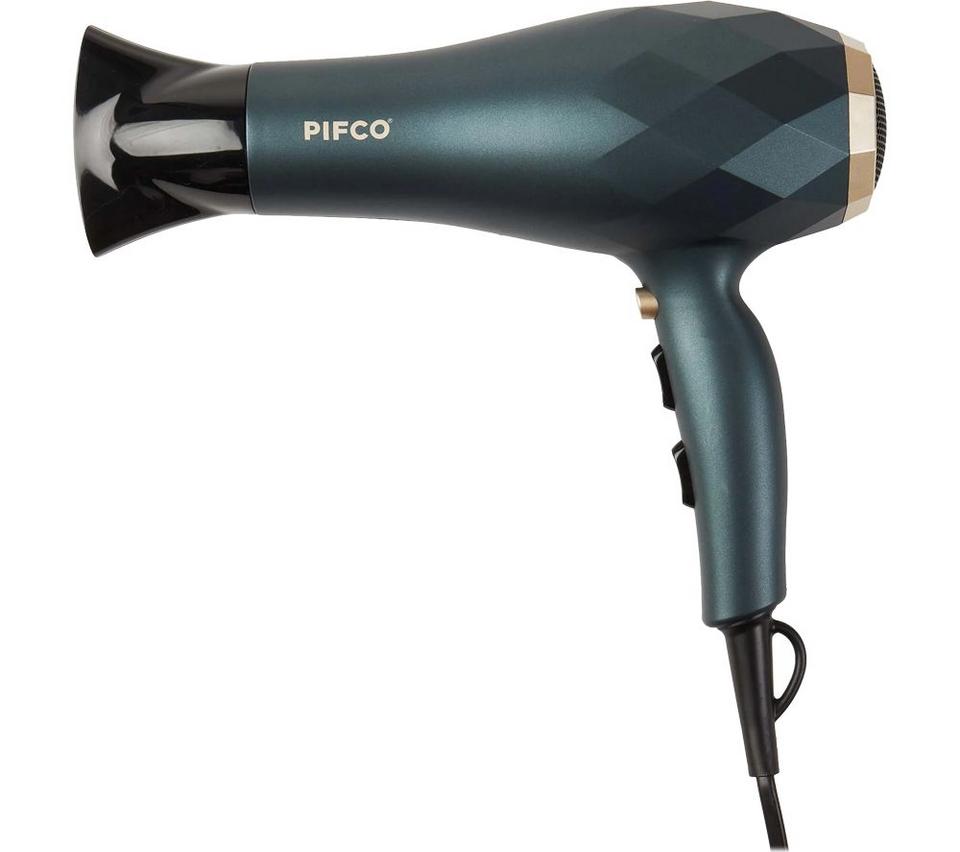PIFCO Diamond Dry 204523 Hair Dryer - Gold & Blue