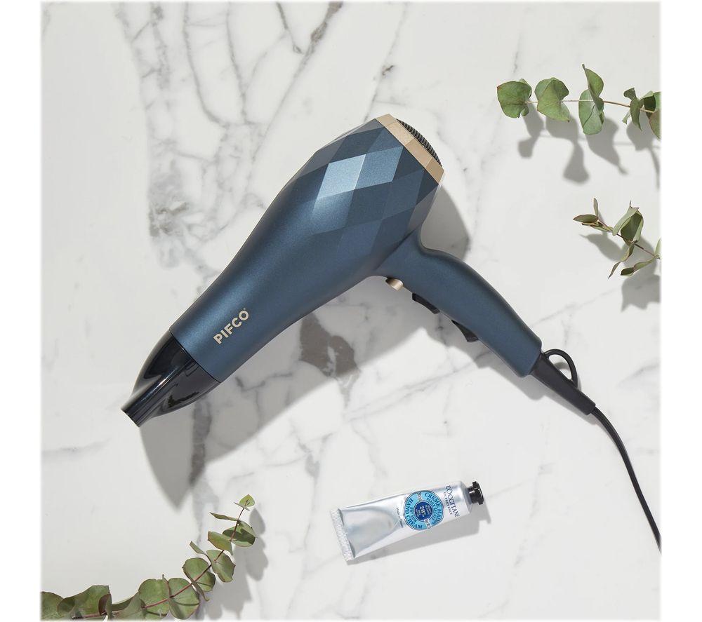 PIFCO Diamond Dry 204523 Hair Dryer -  Gold & Blue image number 5 of 5