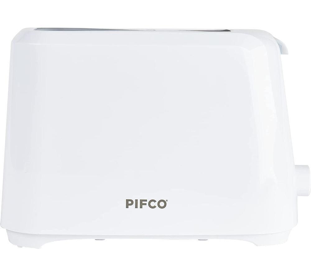 PIFCO Home Essential 204639 2-Slice Toaster - White image number 2 of 4