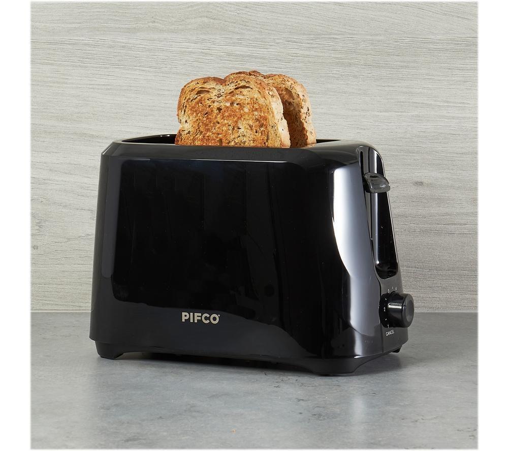 PIFCO Home Essential 204684 2-Slice Toaster - Black image number 3 of 3
