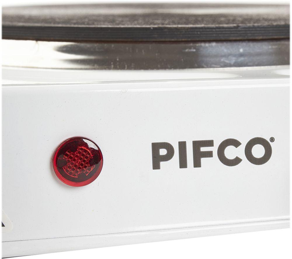 PIFCO 204776 Double Electric Hot Plate - White image number 2 of 4