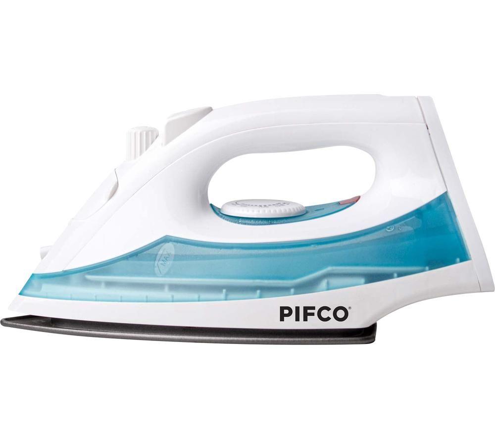 PIFCO 205698 Steam Iron - White & Blue