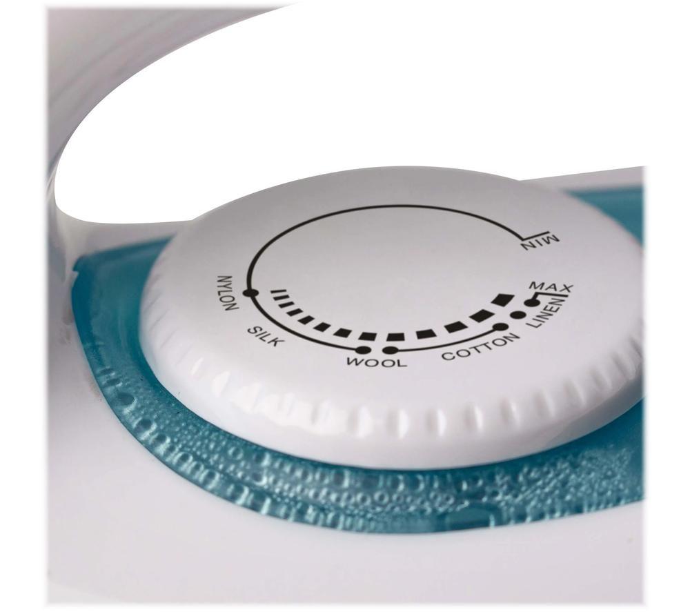 PIFCO 205698 Steam Iron - White & Blue image number 2 of 6