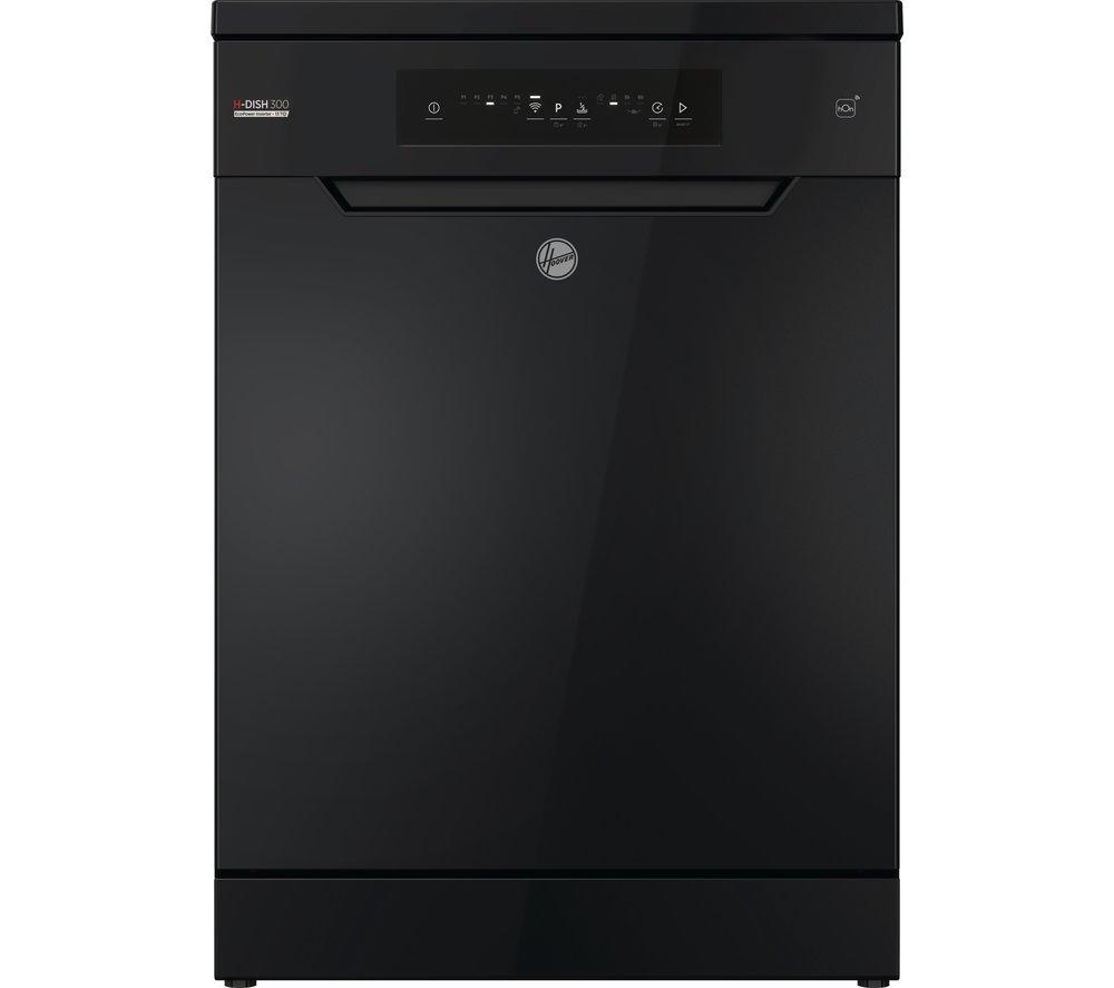 HOOVER H-Dish 300 HF 3C7L0B Full-size WiFi-enabled Dishwasher – Black, Black