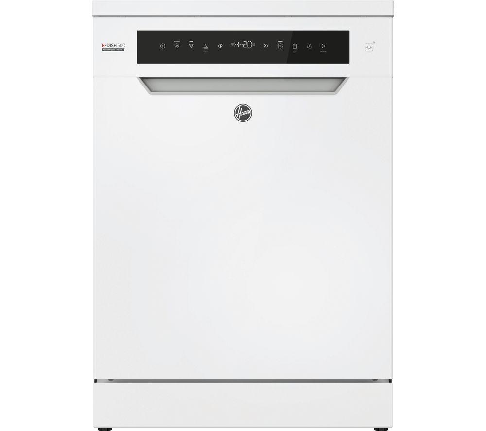 HOOVER H-Dish 500 HF6B4S1PW Full-size Smart Dishwasher – White, White