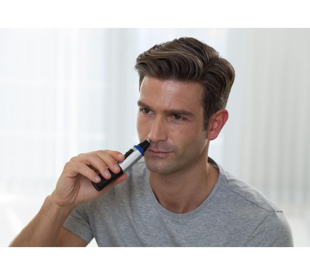 PANASONIC ER-GN30-K503 Wet & Dry Nose & Ear Trimmer - Black & Silver image number 3 of 8