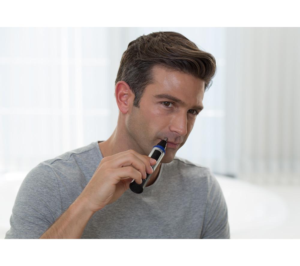PANASONIC ER-GN30-K503 Wet & Dry Nose & Ear Trimmer - Black & Silver image number 6 of 8