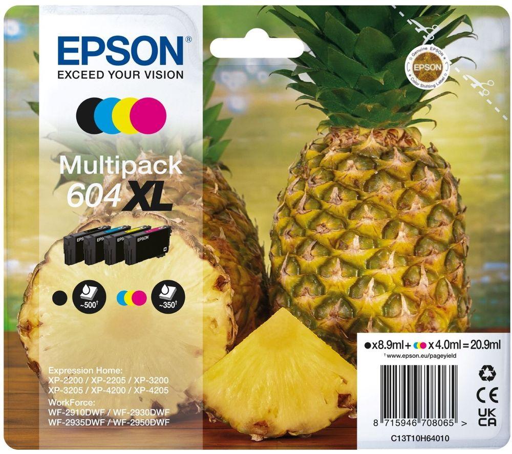 Epson 603XL Inc Cartridge Multipack - Cyan/Magenta/Yellow/Black  (C13T03A64010) for sale online