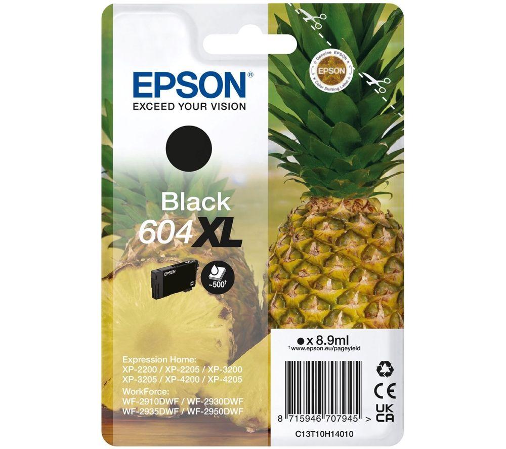 EPSON 604 XL Pineapple Black Ink Cartridge, Black