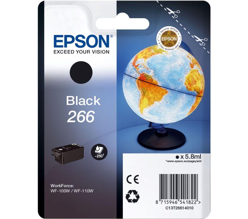 EPSON 266 Globe Black Ink Cartridge, Black