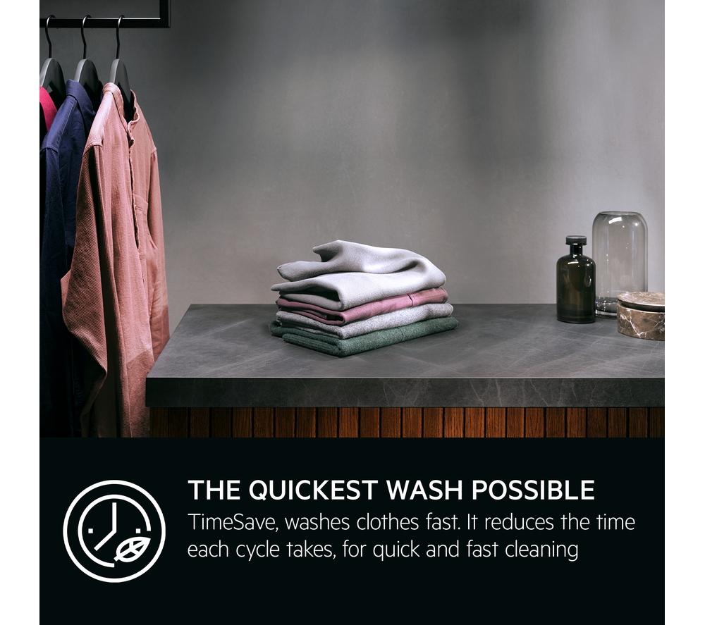 AEG 6000 ProSense LFR61844B 8 kg 1400 Spin Washing Machine - White image number 8 of 11
