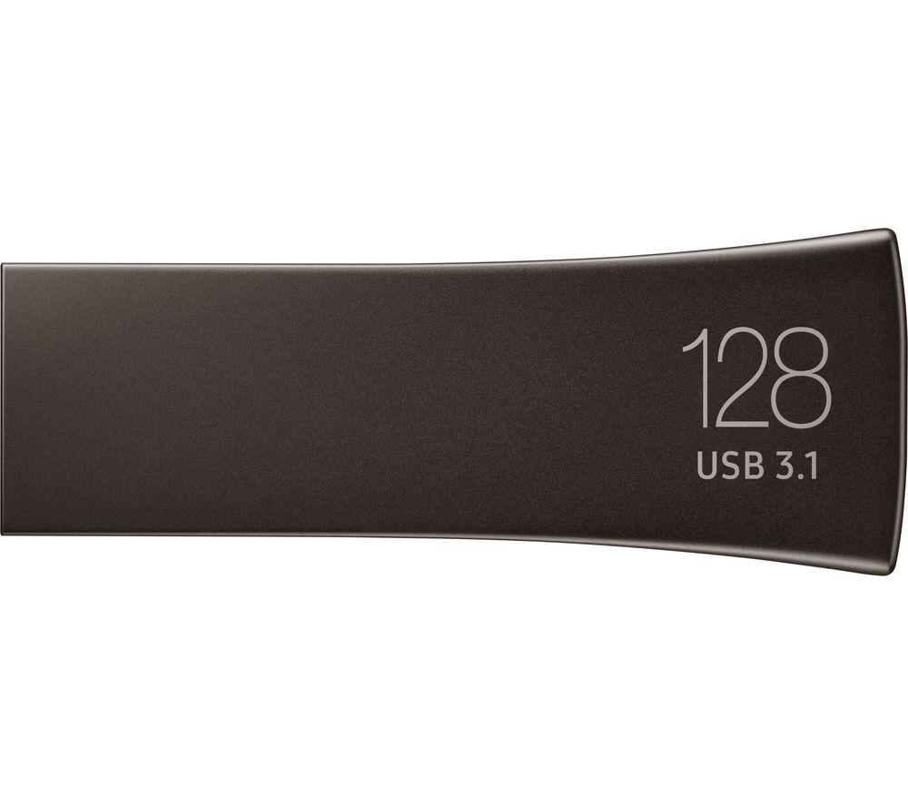 SAMSUNG Bar Plus USB 3.1 Memory Stick - 128 GB, Titan Grey image number 2 of 12