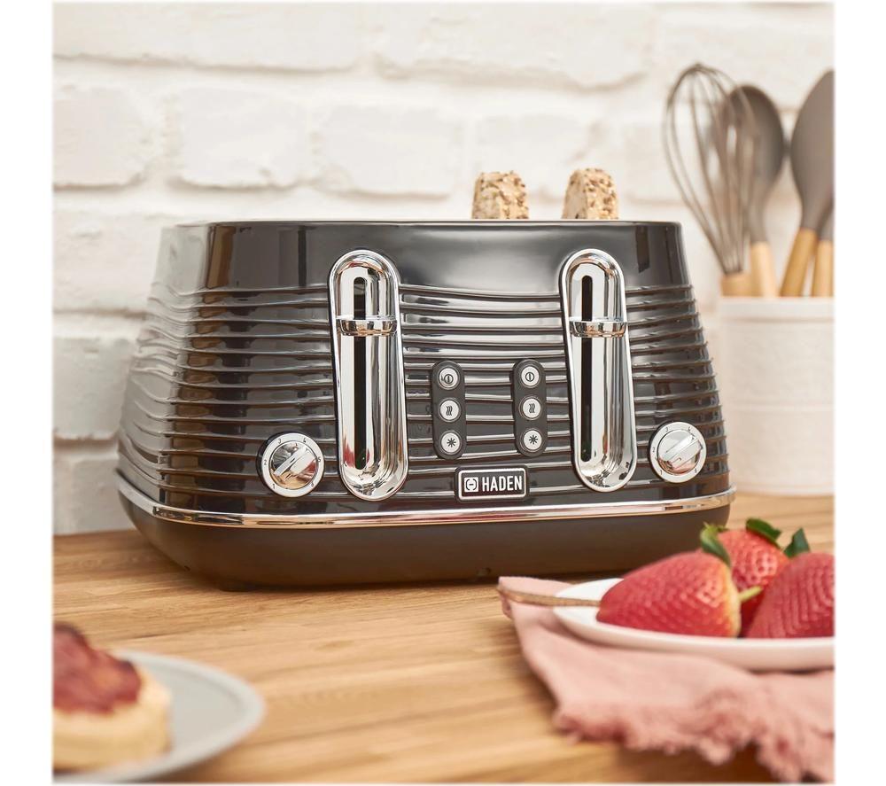 HADEN Devon 204448 4-Slice Toaster - Black image number 3 of 4