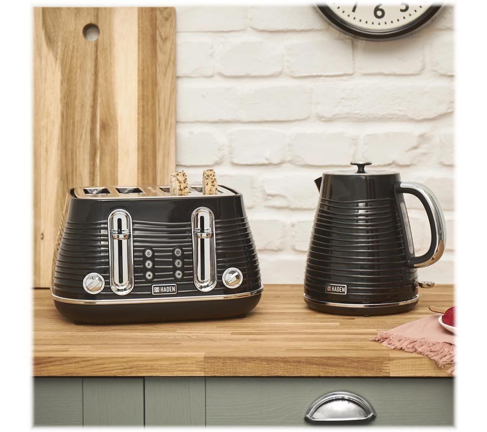 HADEN Devon 204448 4-Slice Toaster - Black image number 4 of 4