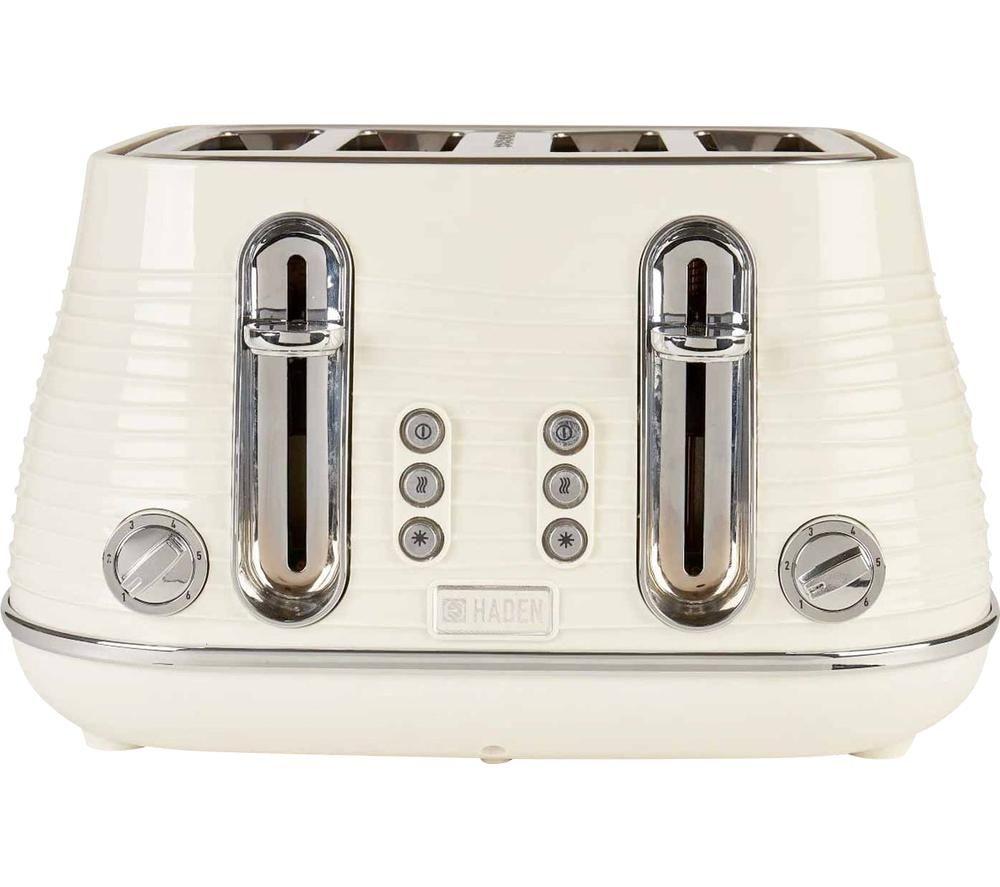 HADEN Devon 204424 4-Slice Toaster - Cream