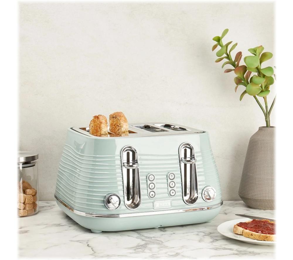 HADEN Devon 204462 4-Slice Toaster - Eucalyptus image number 4 of 4