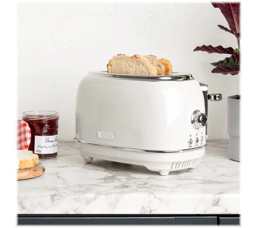 HADEN Heritage 203755 2-Slice Toaster - Ivory image number 4 of 4