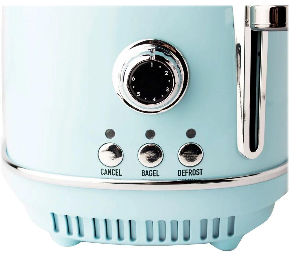 HADEN Heritage 203748 2-Slice Toaster - Turquoise image number 2 of 3