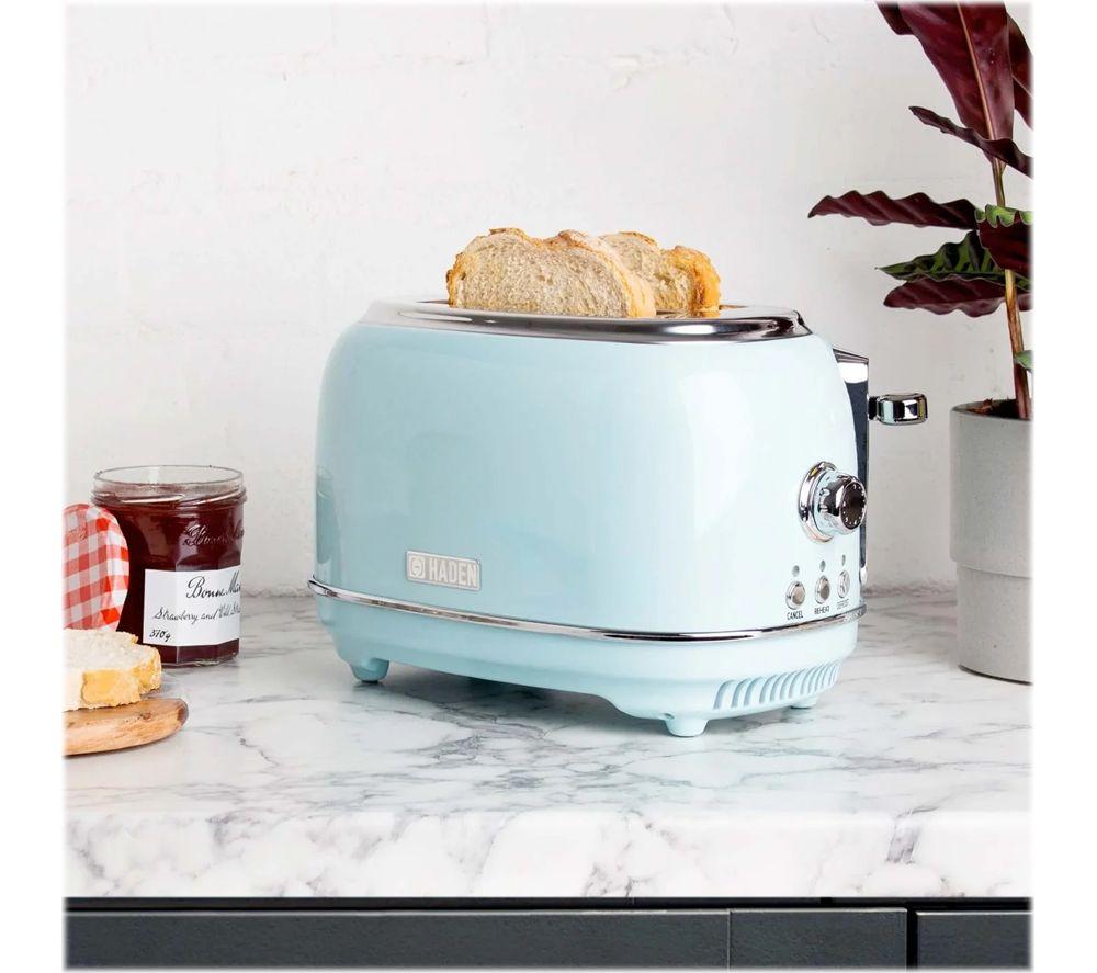 HADEN Heritage 203748 2-Slice Toaster - Turquoise image number 3 of 3