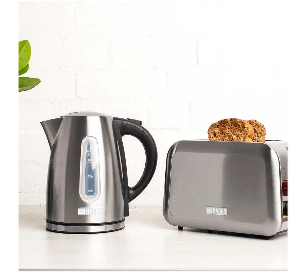 HADEN Stoke 196842 Jug Kettle - Brushed Steel image number 3 of 3