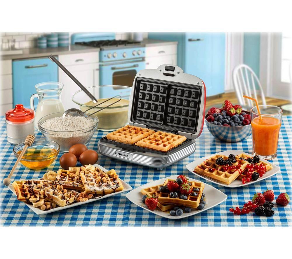 ARIETE Party Time 1973 Waffle Maker - Red image number 3 of 5