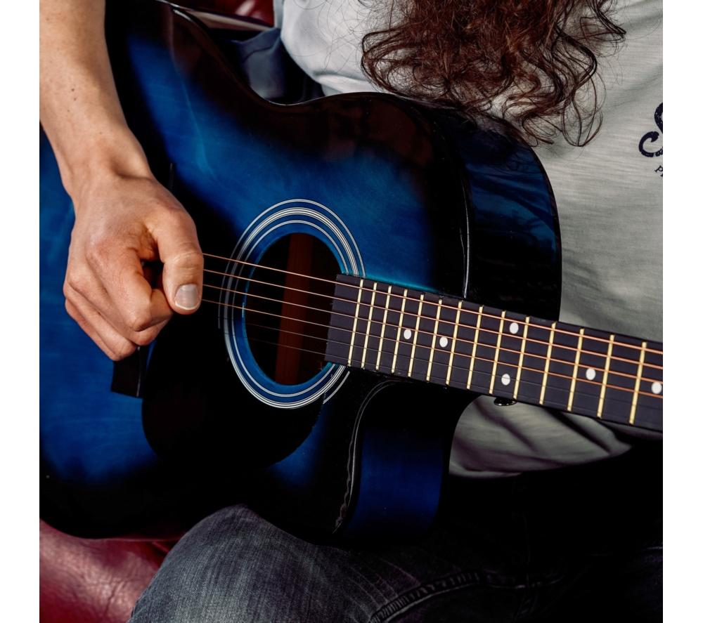 3RD AVENUE Full Size 4/4 Cutaway Acoustic Guitar Bundle - Blueburst image number 6 of 6