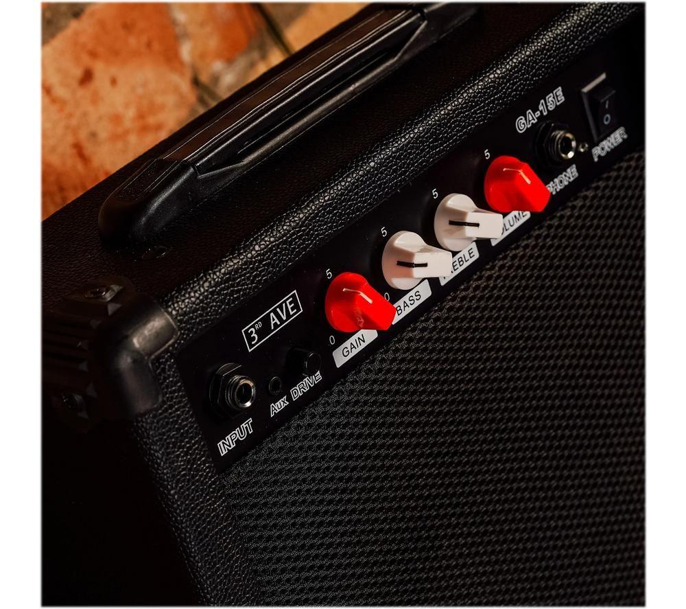 3RD AVENUE 15 W Combo Guitar Practice Amplifier - Black image number 2 of 3