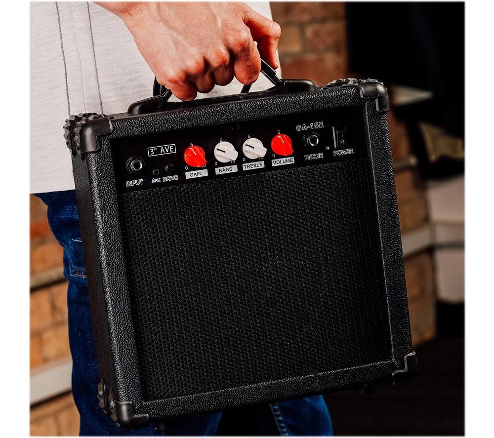 3RD AVENUE 15 W Combo Guitar Practice Amplifier - Black image number 3 of 3
