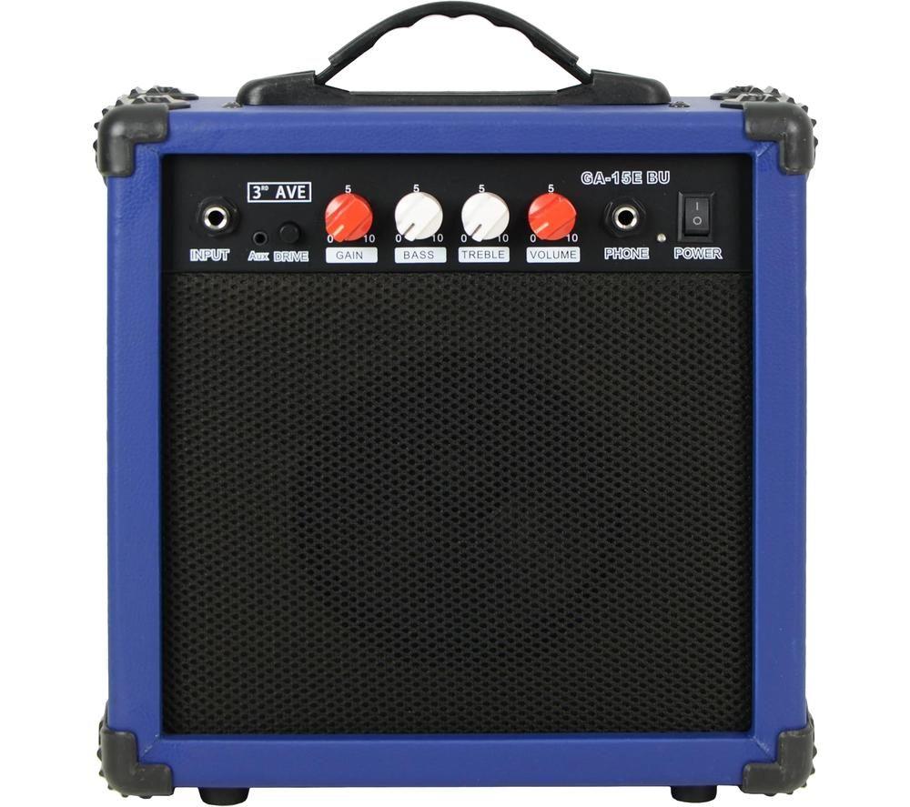 3RD AVENUE 15 W Combo Guitar Practice Amplifier - Blue