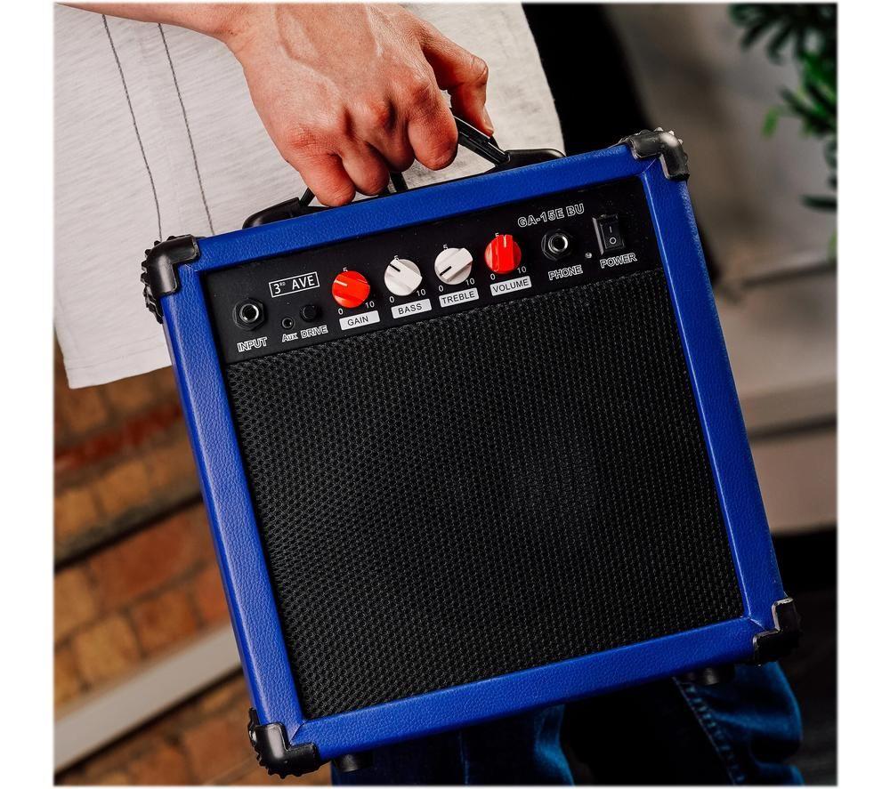 3RD AVENUE 15 W Combo Guitar Practice Amplifier - Blue image number 3 of 3