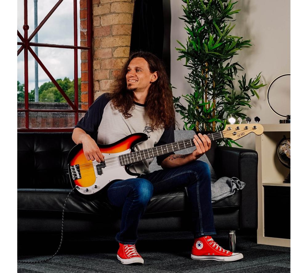 3RD AVENUE Full Size 4/4 Electric Bass Guitar Bundle - Sunburst image number 5 of 6