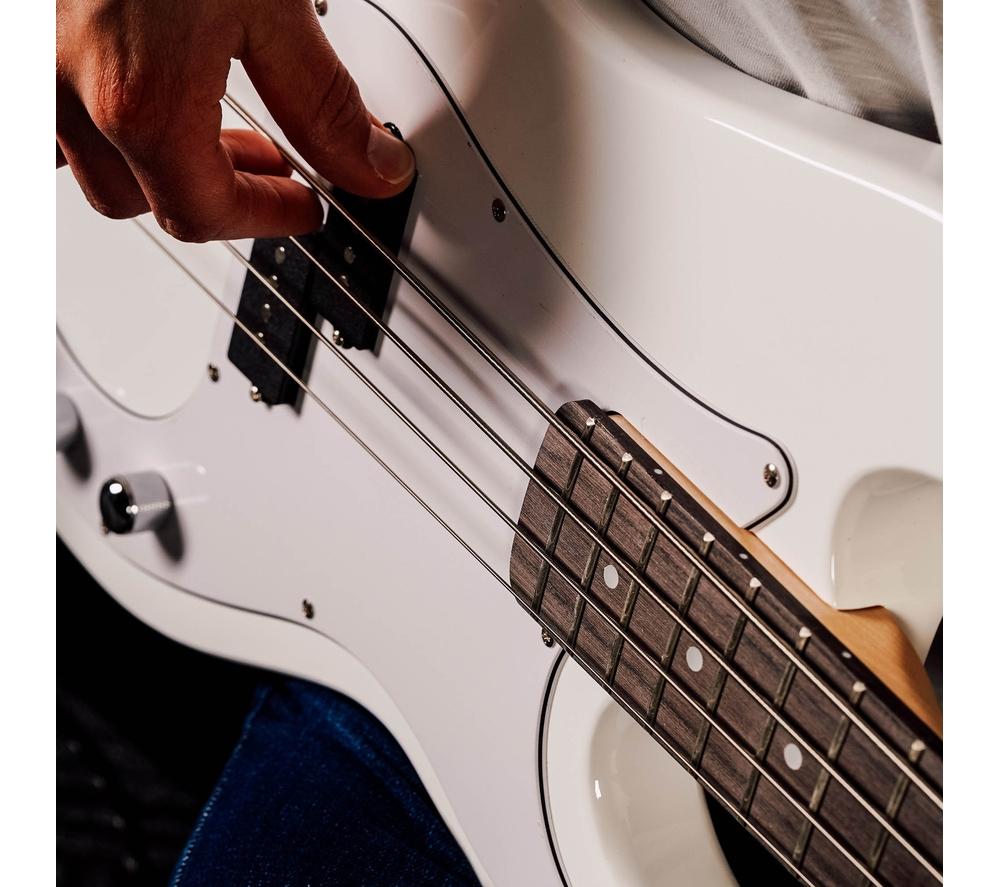 3RD AVENUE Full Size 4/4 Electric Bass Guitar Bundle - White image number 6 of 6