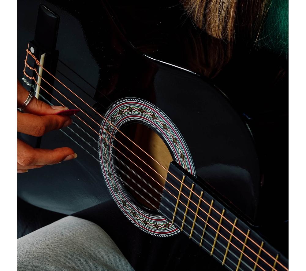 3RD AVENUE 3/4 Size Classical Guitar Bundle - Black image number 6 of 6