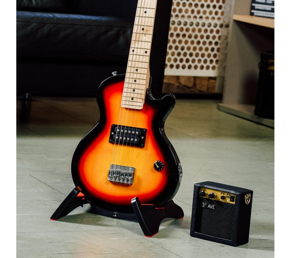 3RD AVENUE 1/2 Size Kids Rock Electric Guitar Bundle - Sunburst image number 6 of 6