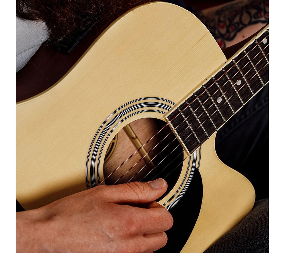 3RD AVENUE MX Cutaway Premium Electro-Acoustic Guitar Bundle - Natural image number 6 of 6