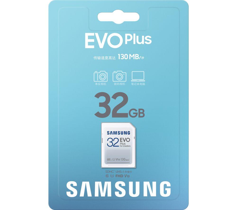 Samsung evo plus on sale 32gb memory card