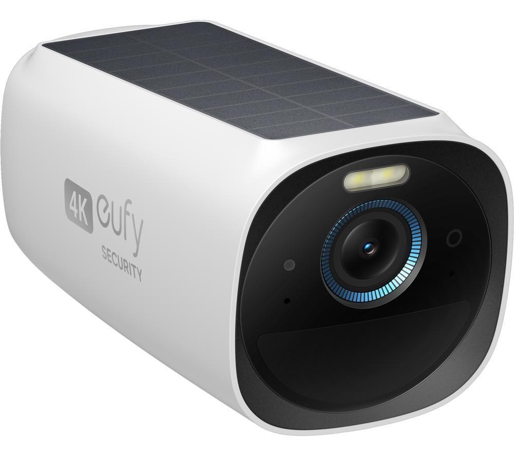 eufy Security eufyCam 3 Add-on Camera, Security Camera Outdoor Wireless, 4K Camera with Integrated Solar Panel, Forever Power, Face Recognition AI, Expandable local storage, Spotlight, No Monthly Fee