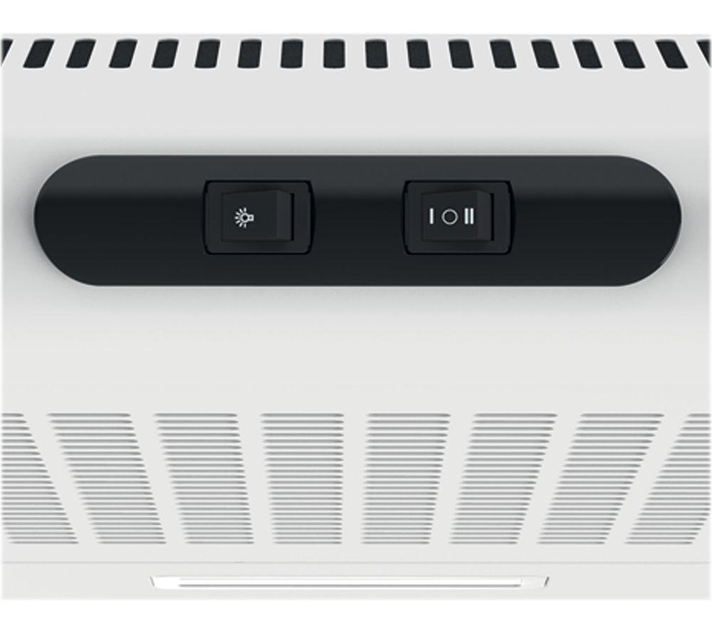 STATESMAN VH60WH Visor Cooker Hood - White image number 2 of 3