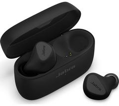 JABRA Connect 5t Wireless Bluetooth Noise-Cancelling Earbuds - Titanium Black