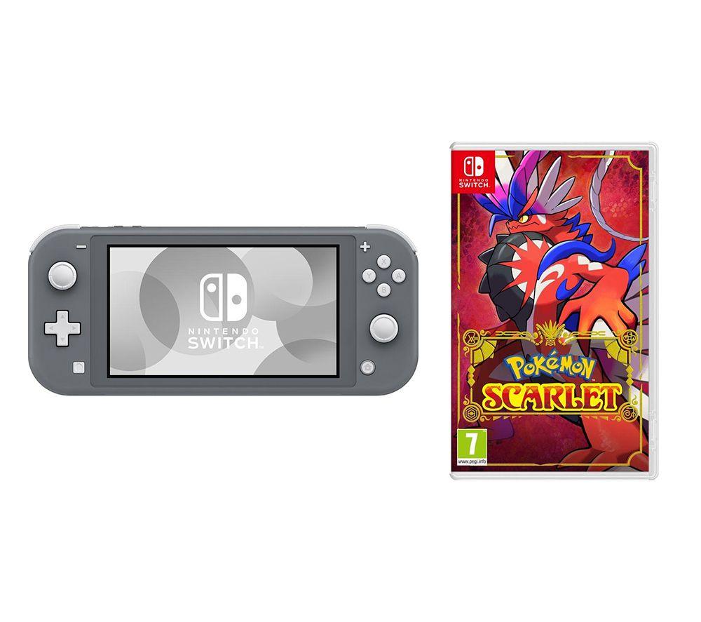 Buy NINTENDO Switch Lite Grey & Pokémon Scarlet Bundle Currys