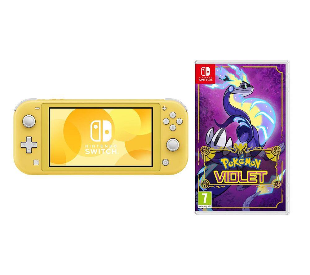 Buy NINTENDO Switch Lite Yellow & Pokémon Violet Bundle Currys