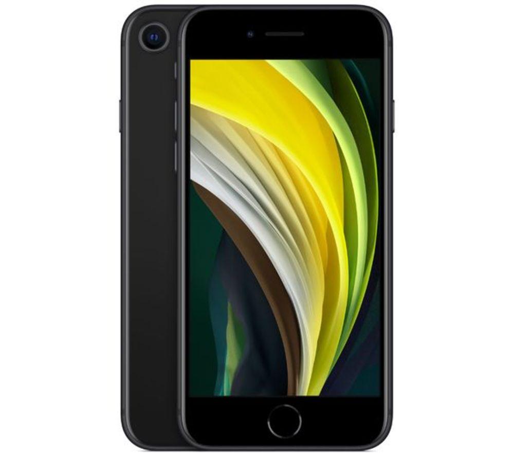 APPLE Refurbished iPhone SE (2020) - 64 GB, Black (Excellent Condition)