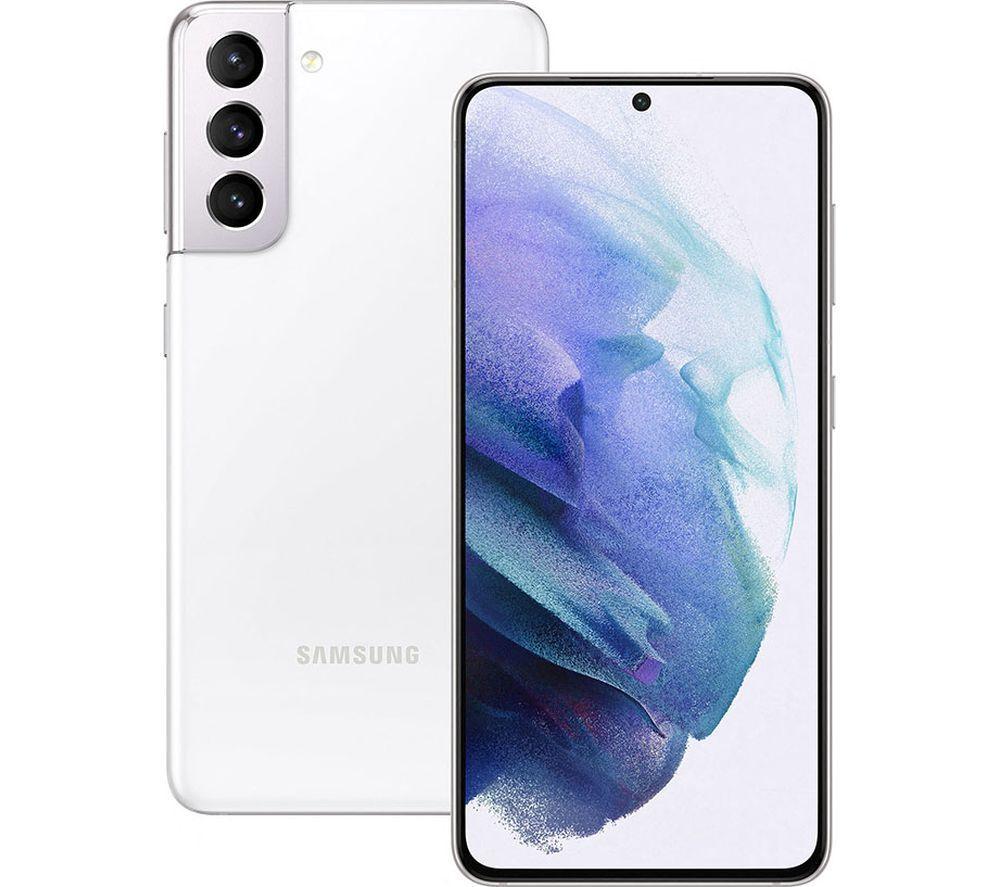 SAMSUNG Refurbished Galaxy S21 5G - 128 GB, Phantom White (Excellent Condition)