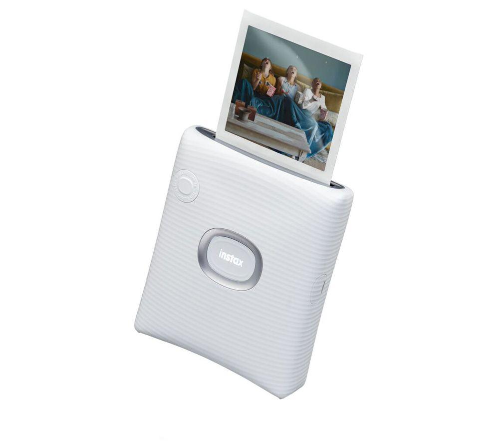 INSTAX Square Link Wireless Photo Printer - Ash White, White