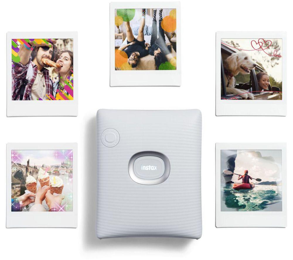 INSTAX Square Link Wireless Photo Printer - Ash White image number 3 of 6