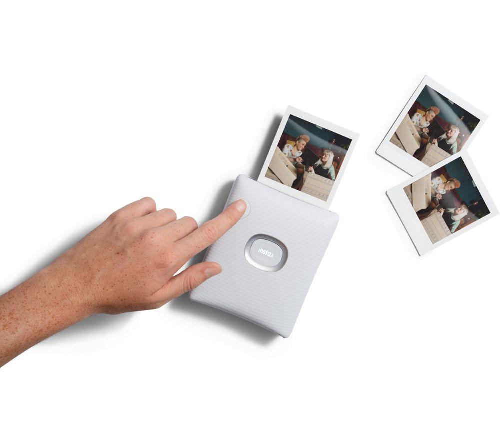 INSTAX Square Link Wireless Photo Printer - Ash White image number 5 of 6