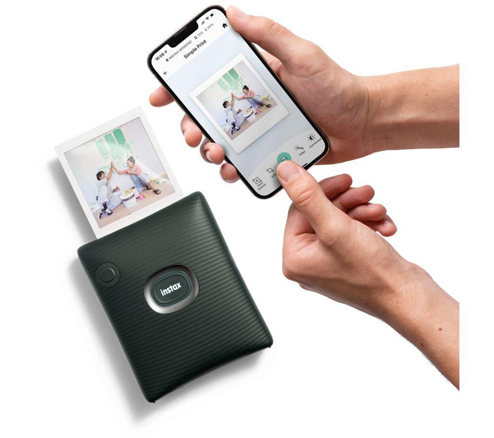 INSTAX Square Link Wireless Photo Printer - Midnight Green image number 4 of 6
